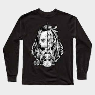 Nezuko demon slayer Long Sleeve T-Shirt